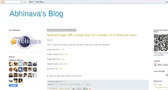 Desktop Screenshot of abhinavasblog.blogspot.com
