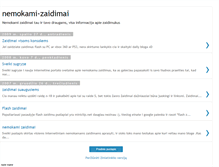 Tablet Screenshot of nemokami-zaidimai.blogspot.com