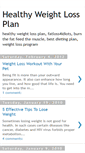 Mobile Screenshot of healthy-weight-loss-plan-4-beginners.blogspot.com