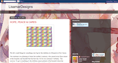 Desktop Screenshot of lisamardesigns.blogspot.com