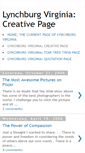 Mobile Screenshot of lynchburgvirginiacreativepage.blogspot.com