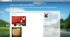 Desktop Screenshot of cubaluzverdad.blogspot.com