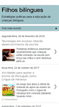 Mobile Screenshot of filhos-bilingues.blogspot.com