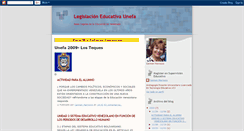 Desktop Screenshot of legislacioneducativa6.blogspot.com