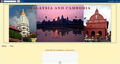 Desktop Screenshot of malaysiaandcambodia.blogspot.com