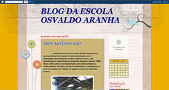 Desktop Screenshot of blogdoosvaldoaranha.blogspot.com