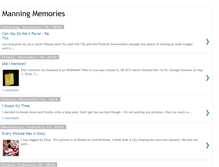 Tablet Screenshot of manningmemories.blogspot.com
