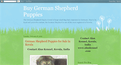 Desktop Screenshot of buygermanshepherd.blogspot.com