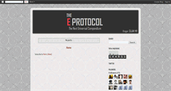 Desktop Screenshot of eprotocol.blogspot.com