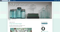 Desktop Screenshot of belljarvintage.blogspot.com