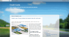 Desktop Screenshot of creditcardmonitor.blogspot.com