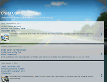 Tablet Screenshot of creditcardmonitor.blogspot.com