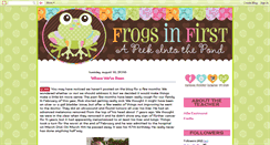 Desktop Screenshot of frogsinfirst.blogspot.com