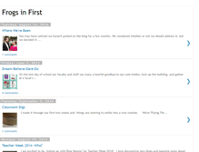 Tablet Screenshot of frogsinfirst.blogspot.com