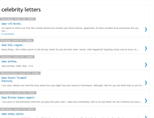 Tablet Screenshot of celebrityletters.blogspot.com