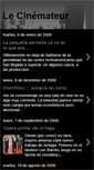 Mobile Screenshot of lecinemateur.blogspot.com