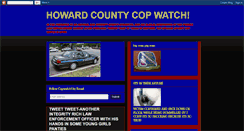 Desktop Screenshot of howardcountycopwatch.blogspot.com