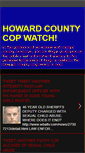 Mobile Screenshot of howardcountycopwatch.blogspot.com