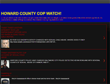 Tablet Screenshot of howardcountycopwatch.blogspot.com