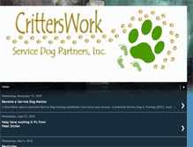Tablet Screenshot of critterswork.blogspot.com