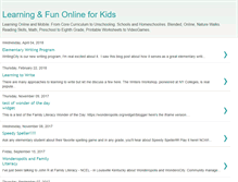 Tablet Screenshot of learning-fun.blogspot.com