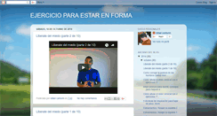Desktop Screenshot of ejerciciosparaestarenforma.blogspot.com