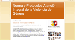 Desktop Screenshot of normayprotocolosatencionviolencia.blogspot.com