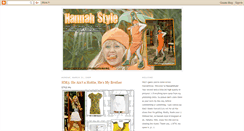 Desktop Screenshot of hannahstyle.blogspot.com
