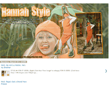 Tablet Screenshot of hannahstyle.blogspot.com