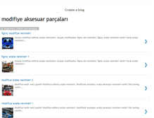 Tablet Screenshot of modifiyeaksesuar.blogspot.com