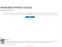 Tablet Screenshot of collegeathomeblog.blogspot.com
