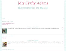 Tablet Screenshot of mrscraftyadams.blogspot.com