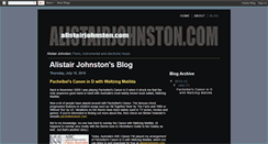 Desktop Screenshot of afjohnston.blogspot.com