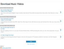 Tablet Screenshot of download-music-videos41011.blogspot.com
