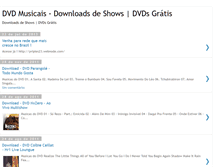 Tablet Screenshot of dvdmusicais.blogspot.com
