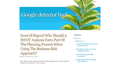 Desktop Screenshot of googl-detect-bac.blogspot.com