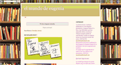 Desktop Screenshot of elmundodeeugenia.blogspot.com