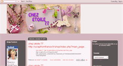 Desktop Screenshot of chezetoile77.blogspot.com