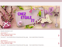 Tablet Screenshot of chezetoile77.blogspot.com