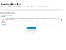 Tablet Screenshot of barcelona-urlaub.blogspot.com