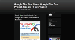 Desktop Screenshot of google-plusnews.blogspot.com