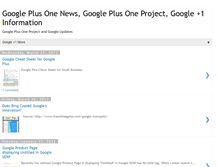 Tablet Screenshot of google-plusnews.blogspot.com