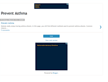 Tablet Screenshot of preventingasthma.blogspot.com