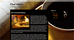 Desktop Screenshot of chefaditya.blogspot.com