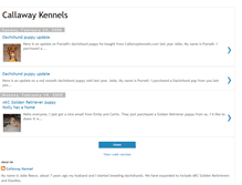 Tablet Screenshot of callawaykennels.blogspot.com