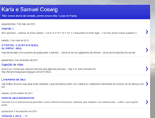 Tablet Screenshot of karlaesamuel.blogspot.com