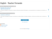 Tablet Screenshot of english-teacherfernando.blogspot.com