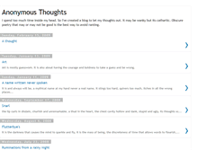 Tablet Screenshot of anononymousthoughts.blogspot.com