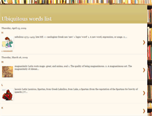 Tablet Screenshot of gre-ubiquitous-words.blogspot.com