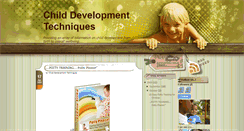 Desktop Screenshot of childdevelopmenttechniques.blogspot.com